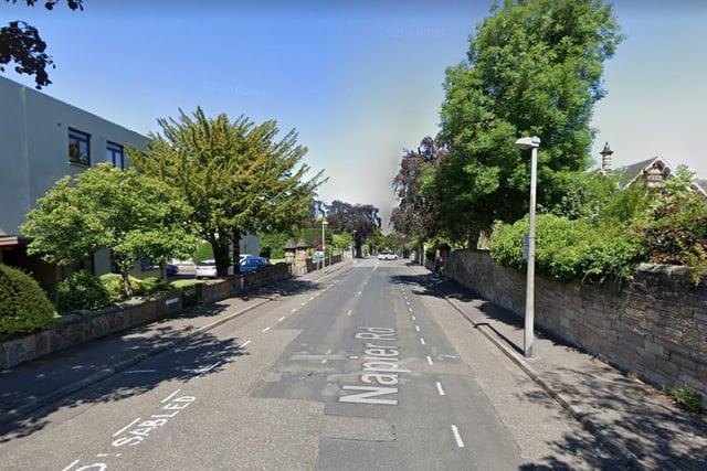 Road closed for gas main renewal between Napier Road and Merchiston Avenue