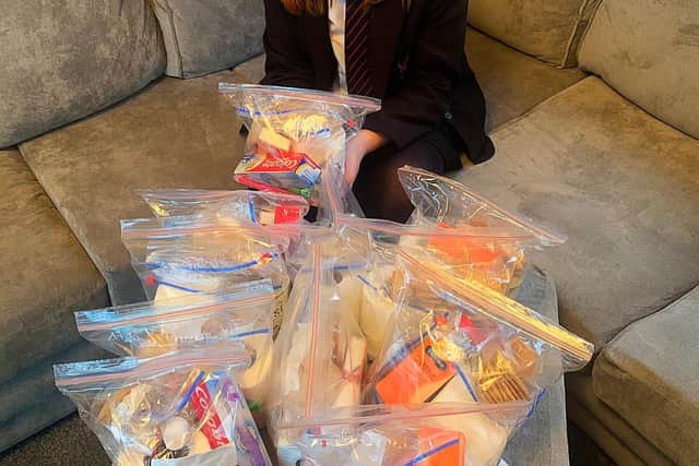 Maddy Weir has bought and created care packages for the elderly, vulnerable, and isolated who need help during the coronavirus outbreak