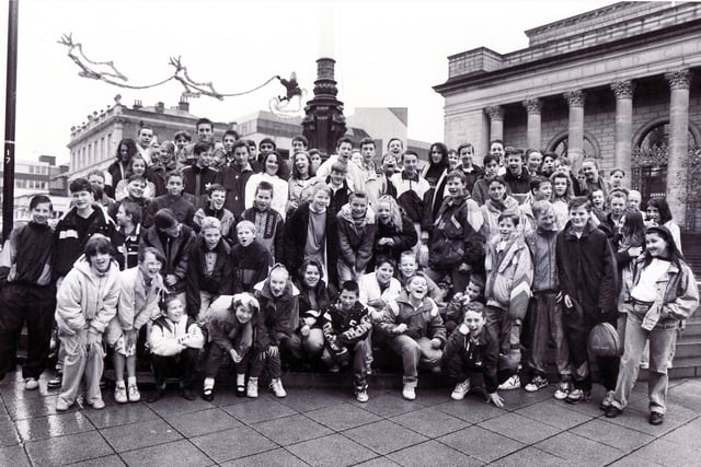 All the newspaper boys and girls in South Yorkshire were treated to a visit to the cinema in Sheffield in November 1990