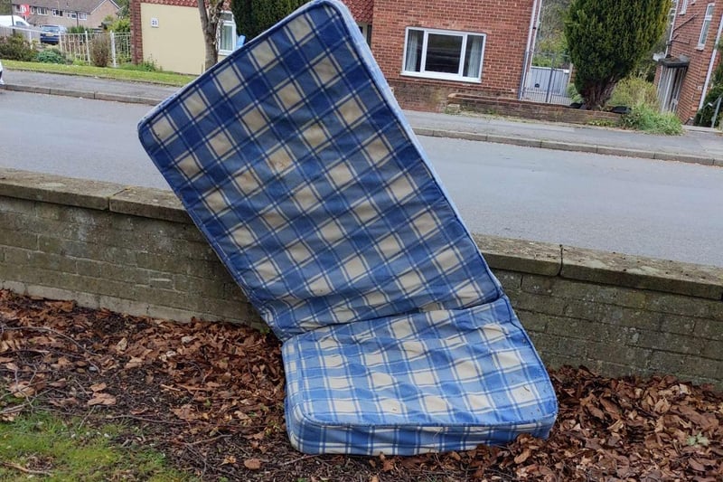 Dumped mattress