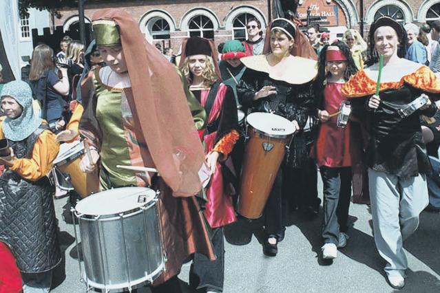 The Headland Medieval Fayre in 1999 - but are you in the picture?