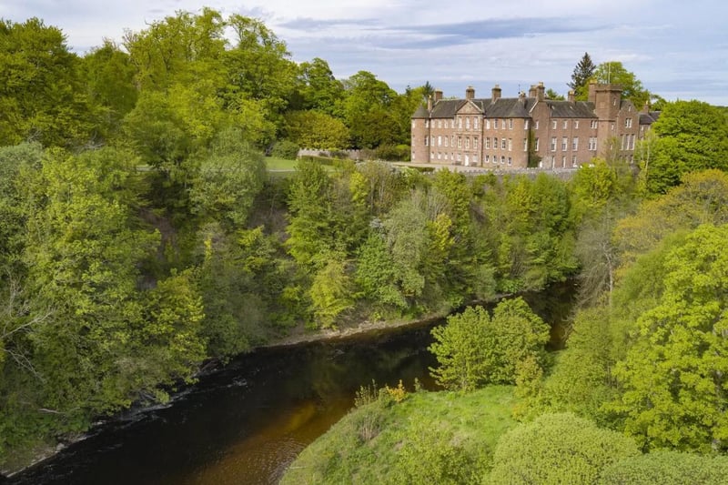 Brechin Castle in Angus is another unbelievable property on the market for offers over £3,000,000. While the castle includes 16 bedrooms, the estate covers 70 acres and includes five cottages and the opportunity to fish in the River South Esk.