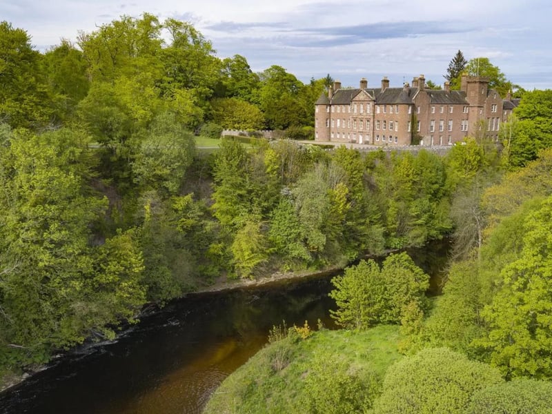 Brechin Castle in Angus is another unbelievable property on the market for offers over £3,000,000. While the castle includes 16 bedrooms, the estate covers 70 acres and includes five cottages and the opportunity to fish in the River South Esk.