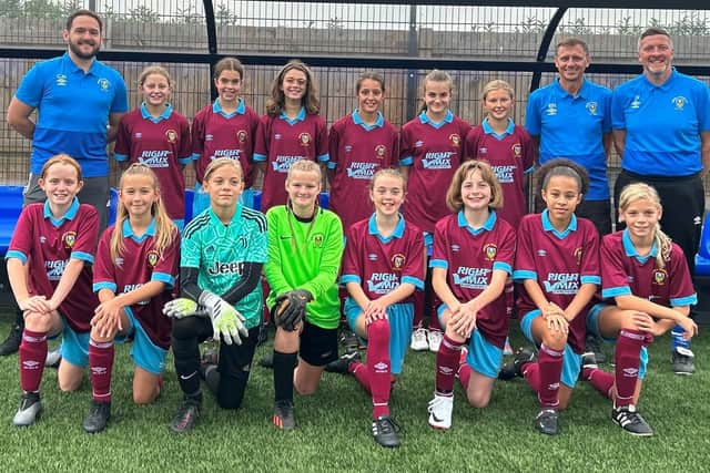 The city’s first ever competitive school girls football team has been formed and has a semi-final at the weekend