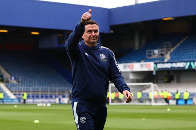 Paul Heckingbottom is ready to gamble when Sheffield United face Fulham on Sunday: David Klein / Sportimage