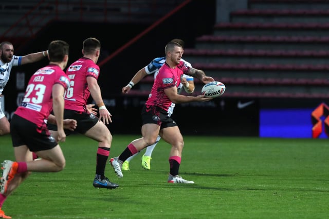 Cade Cust scored his first try for Wigan on Saturday night.
