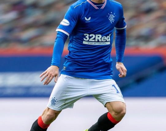 One of many Rangers players caught up in the frantic nature of the first half, but always available for a pass to ease pressure and clever moves. Took a caution for the team
