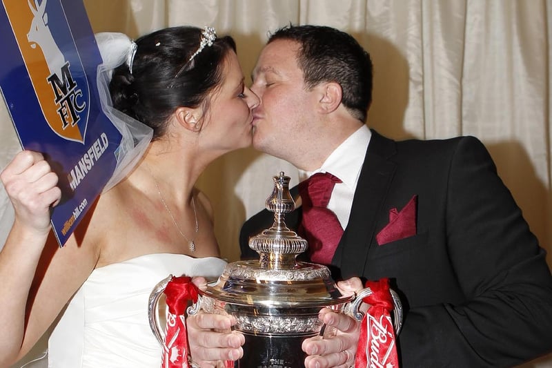 Paul Cox celebrated his wedding in a marquee at the ground on the same weekend as the big FA Cup tie with Liverpool.