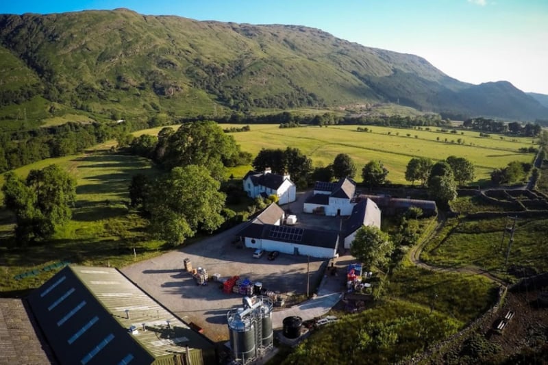 Fyne Ales is located on a working farm in Argyll at the head of Loch Fyne and offer visitors a brewery tour, tasting flights, a tap room and the chance to enjoy beef pies made on site from local Highland beef.