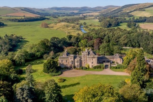 Dating back to the late 16th century, Coupland Castle,  NE71, features a crenelated tower and is surrounded by mature gardens and woodland, with a range of versatile outbuildings. Property agent: Strutt and Parker bit.ly/36X9O5Q