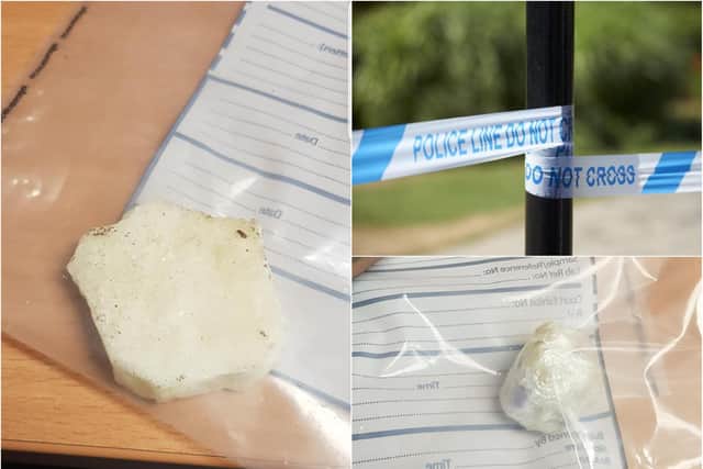 Crack cocaine was seized by police officers in Pitsmoor, Sheffield