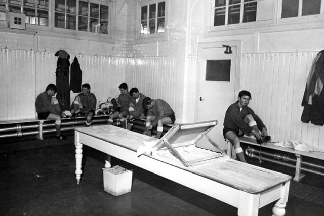 The new treatment room at Sheffield Wednesday's Hillsborough Stadium in 1966