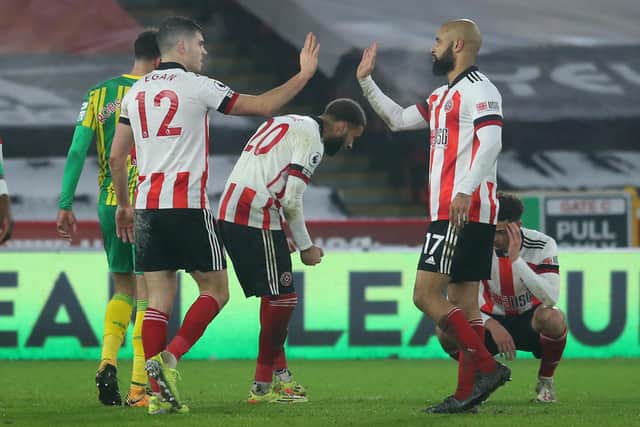 John Egan and David McGoldrick have both spent time in the Sheffield United treatment room of late: Simon Bellis/Sportimage