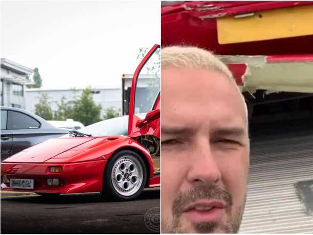 The Lamborghini crashed by Paddy McGuinness had just been given a £3,000 makeover. (Photos: Instagram/Paddy McGuinness/Atom Detailing).