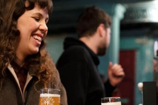 A beer lover enjoys Sheffield Beer Week