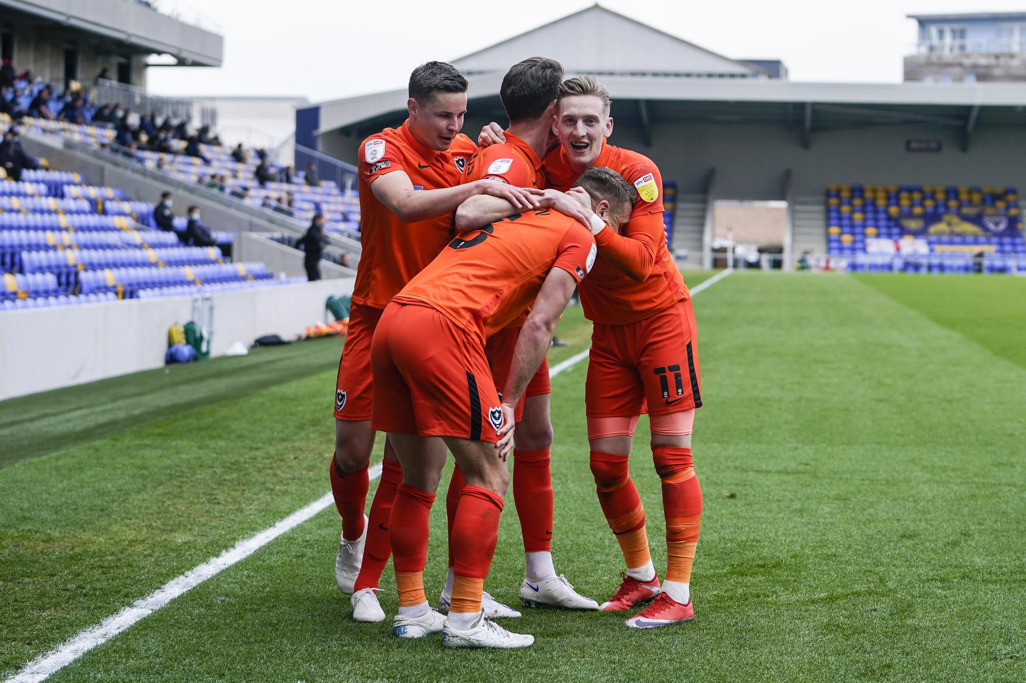 Lee Brown earns the plaudits of his team-mates.