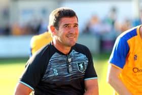 Mansfield Town manager Nigel Clough used to be in charge of Sheffield United
