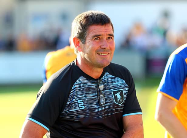 Mansfield Town manager Nigel Clough used to be in charge of Sheffield United