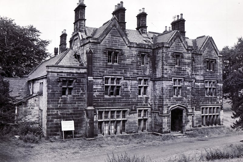 Broomhead Hall in Bolsterstone, pictured in 1977, got a restoration vote from Shauna Ellison