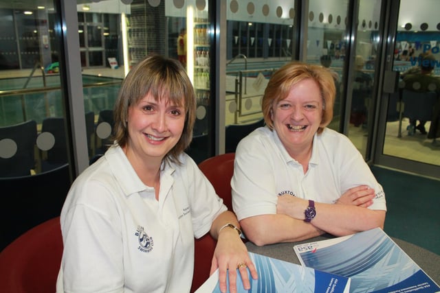 Karen Byrne and Trisha Longden, who have successfully passed the ASA level 2 teaching aquatics qualification.
