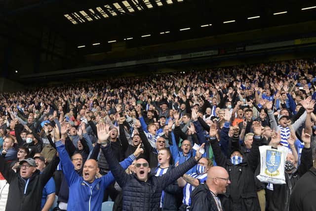 Sheffield Wednesday fans back at Hillsborough for the first time in 515 days.