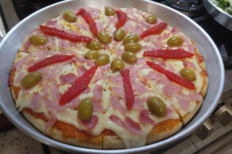 This amazing home-made pizza was a highlight of David Suarez' week.