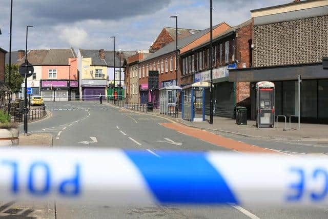 A man was stabbed on Main Road, Darnall, Sheffield, last night