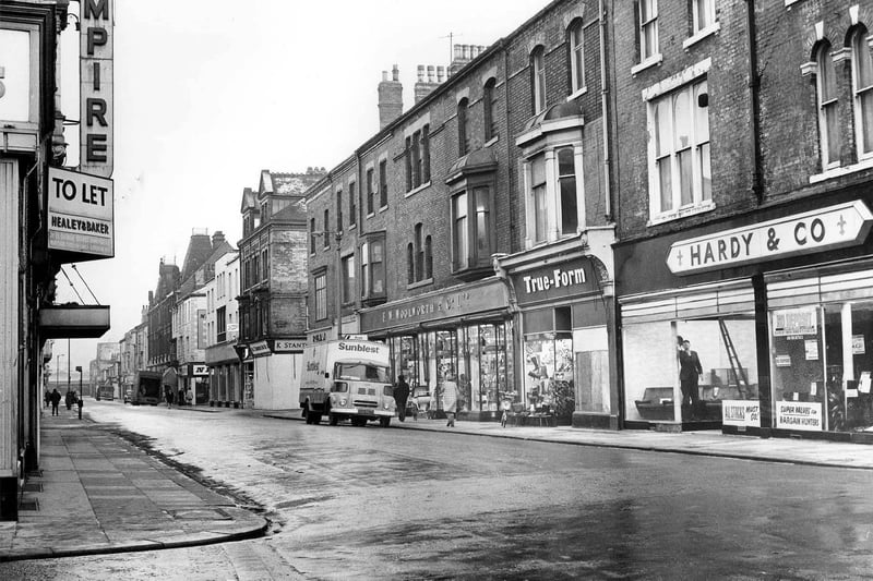 Hardy and Co, Woolworths and True-Form can be seen in this Lynn Street photo but which were your favourite shops in the street?