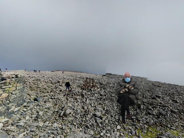 Forget his achievement as the longest-serving independent in U.S. congressional history, Bernie just bagged this stonker of a munro!