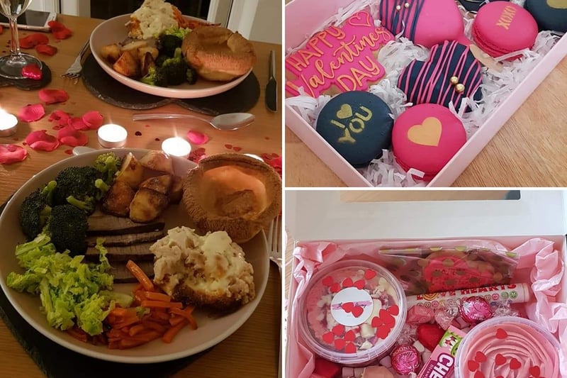 Amanda Cowley-Perrin said: "I had beautiful treat boxes and a roast dinner delivered at the end of the day."