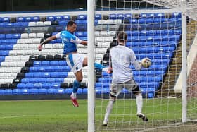 Peterborough United's Jonson Clarke-Harris scored a hat-trick last weekend: Nigel French/PA Wire.