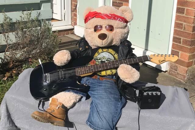Rock band bear