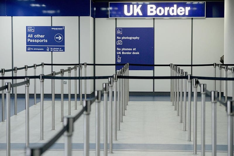 A new immigration system implemented post-Brexit means that people are prevented from moving to the UK unless they have a job offer, earn over a set amount and have certain skills, including English (Photo by Jeff J Mitchell/Getty Images)