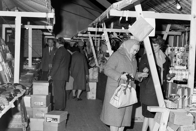 Warsop indoor market in 1964