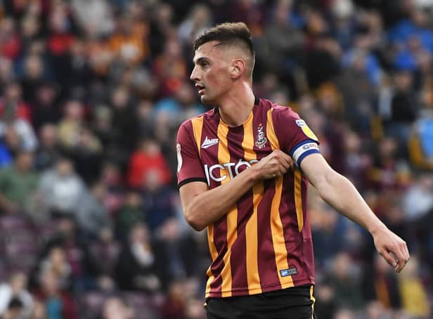 Bradford City skipper Paudie O'Connor was watched by Sheffield Wednesday last season.