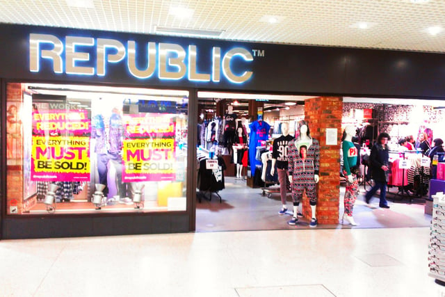 Republic in the Four Seasons Shopping Centre, Mansfield pictured in 2013
