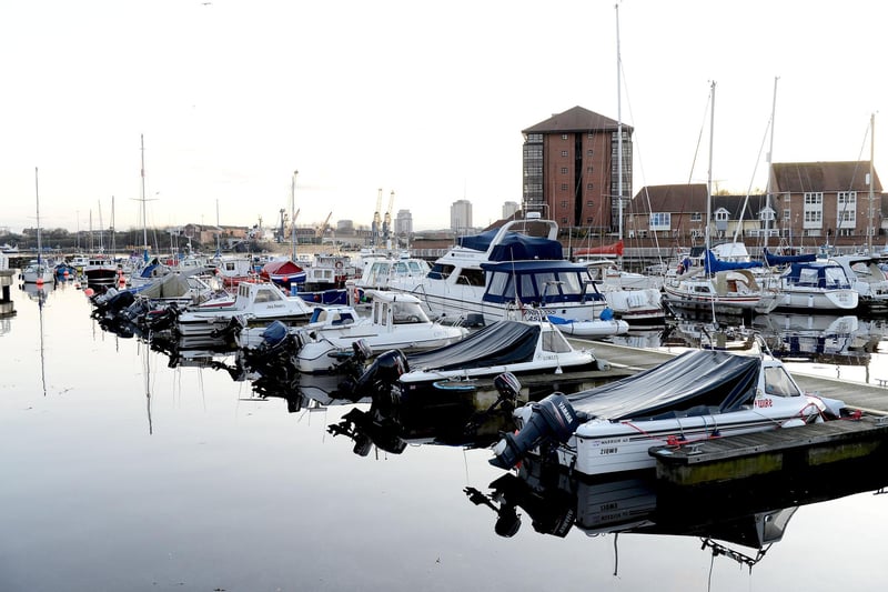 Sunderland Marina and the River Wear can provide the perfect back drop for your daily dog walk.
