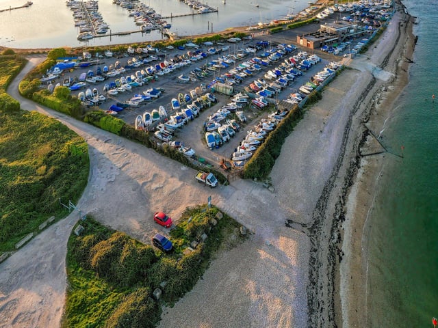 Eerie pictures of Portsmouth from the Easter weekend. Pictured: Eastney