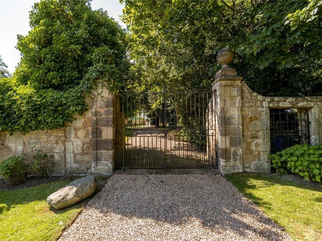Entrance gate.