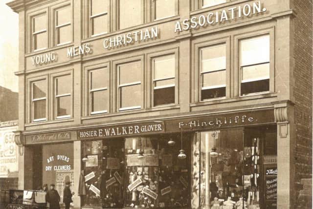 12-18 Eldon Street in the early 1900s as a YMCA HQ