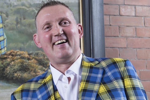 Blainslie's Doddie Weir, a lock, was capped 61 times for Scotland between 1990 and 2000, scoring four tries during that international career.
At club level, the 50-year-old started out with Edinburgh’s Stewart’s Melville from  1988 to 1991, moved on to Melrose from 1991 to 1995 and then south of the border to Newcastle Falcons from 1995 to 2002 before winding up at the now-defunct Galashiels-based Border Reivers from 2002 to 2004. 
Photo: Neil Hanna