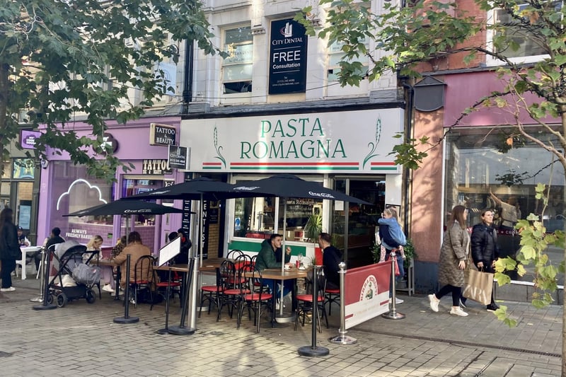 Pasta Romagna, located on Albion Place, is another brilliant place to get lunch in Leeds. The Italian restaurant has been serving authentic cuisine since 1982. 