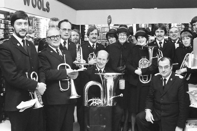 Back to 1979 and the Millfield Salvation Army band were performing at Binns. Was it a favourite of yours for Christmas presents?