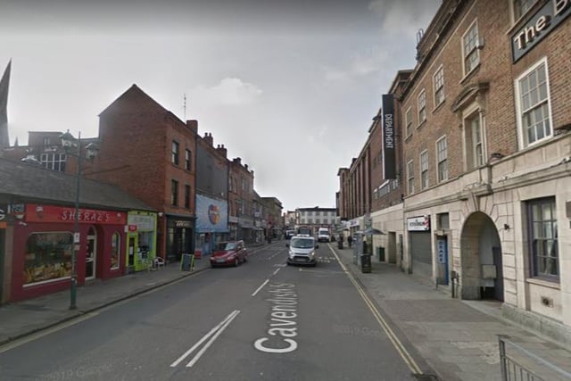 5 further cases of anti-social behaviour were reported near Cavendish Street.