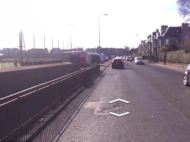 This is part of a rather long street...