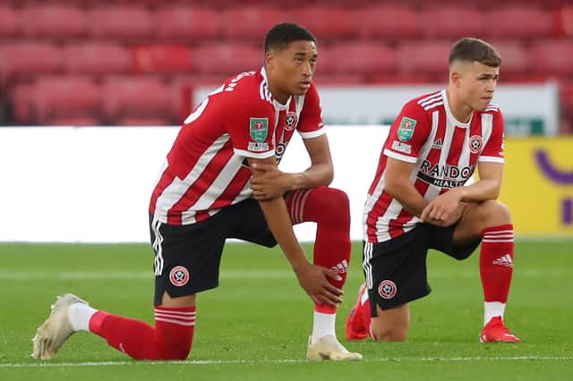 Daniel Jebbison and Zak Brunt are two of Sheffield United's exciting youngsters out on loan at other clubs: Simon Bellis / Sportimage