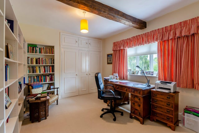 Ideal for a home office, this well-proportioned room could also be converted into an additional bedroom, reception room, or a children’s playroom.