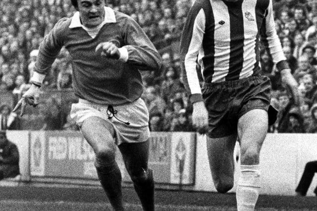 Henson Phil Sheffield Wednesday player in action in 1975