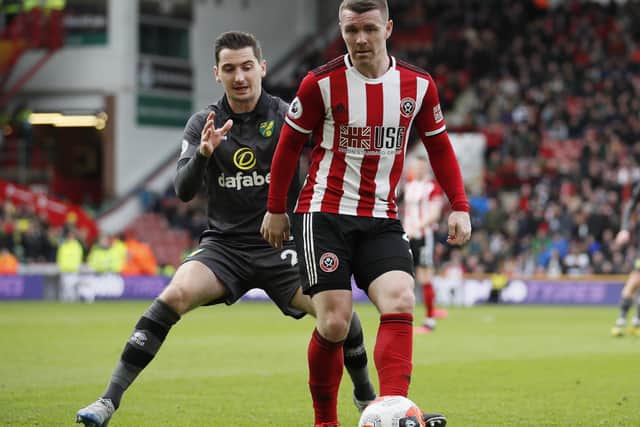 John Fleck's left foot was voted the best in Sheffield United's squad: Simon Bellis/Sportimage