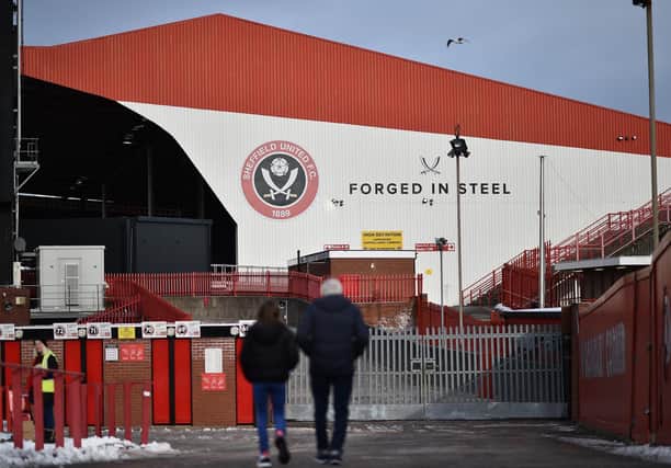 A general view outside Sheffield United's Bramall Lane stadium (Nathan Stirk/Getty Images)